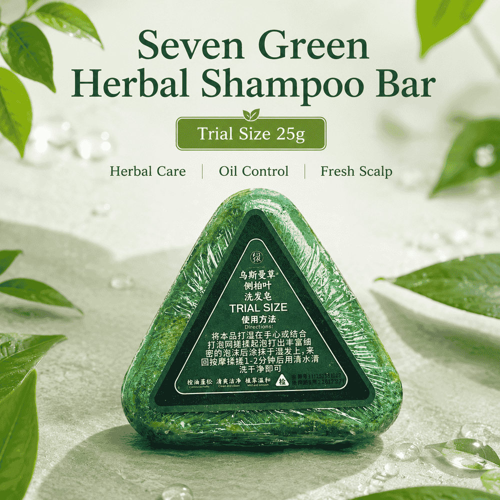 Seven-Green Shampoo Bar Travel Pack (5 bars)