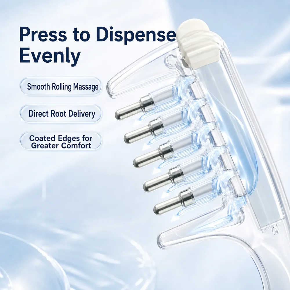 Crystal Scalp Applicator Comb & Scalp Nourishing Serum - Image 2